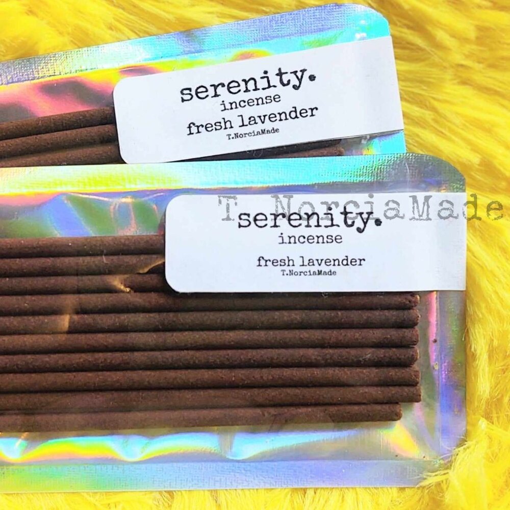 Serenity Incense Sticks: Fresh Lavender